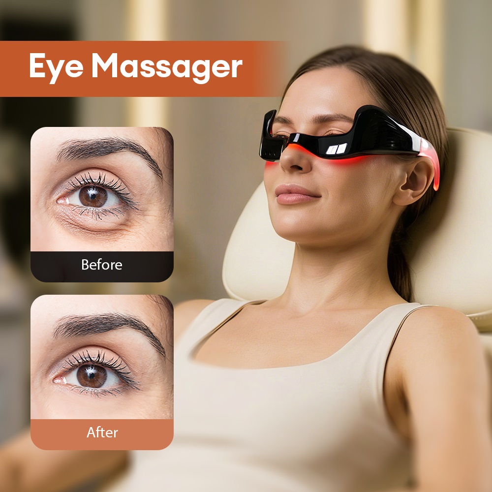 Electric Eye Massager Red Ligh - огляд і ціна Light Therapy Glasses