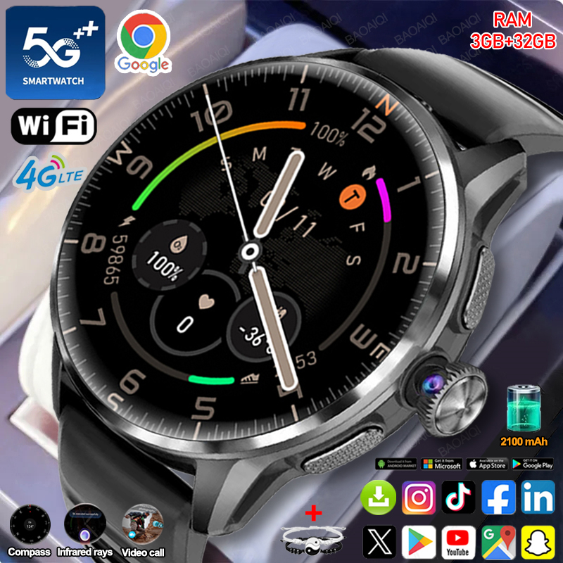 5G/4G Full Network Smart Watch - огляд і ціна Fall Detection Watch