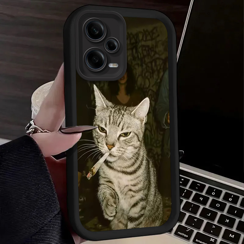 Trendy Cat Smoking Phone Case  - огляд і ціна Xiaomi Redmi Note 14