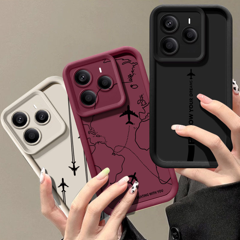 Airplane Route Pattern TPU Pho - огляд і ціна Xiaomi Redmi Note 14